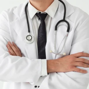 Professional doctor with stethoscope symbolizing trusted medical care at Weston Medical Clinic by Dr. Phanor Calle.